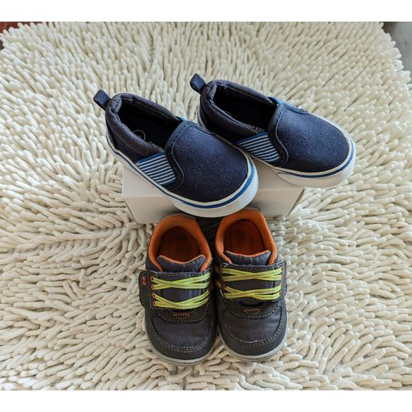 Bundle of 2 boys sneakers (Surprize & Genunine Kids from Oshkosh)   SZ 5 - Picture 6 of 12